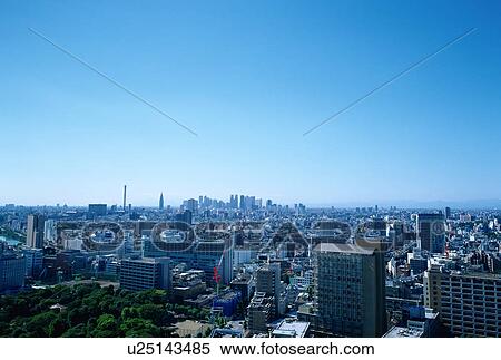 View of Tokyo View Large Photo Image Stock Photography - View of Tokyo. Fotosearch