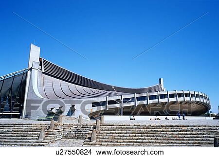 Yoyogi Stadium, Tokyo, Japan View Large Photo Image Picture - Yoyogi Stadium, Tokyo, Japan. Fotosearch