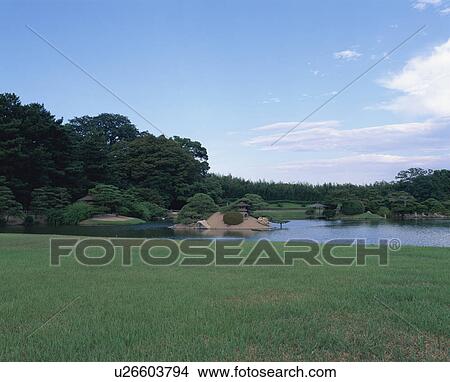 Japanese garden View Large Photo Image Picture - Japanese garden. Fotosearch