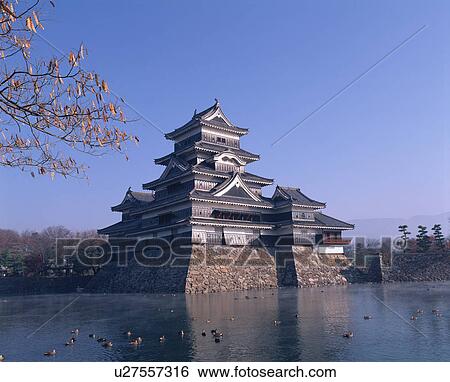 Stock Photograph - Matsumoto castle, Japan. Fotosearch