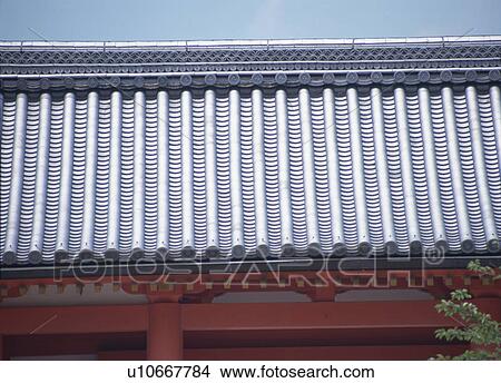 Roofs of Japanese shrine, close-up View Large Photo Image Picture - Roofs of Japanese shrine, close-up. Fotosearch
