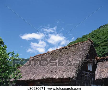 Straw roof house View Large Photo Image Stock Image - Straw roof house. Fotosearch