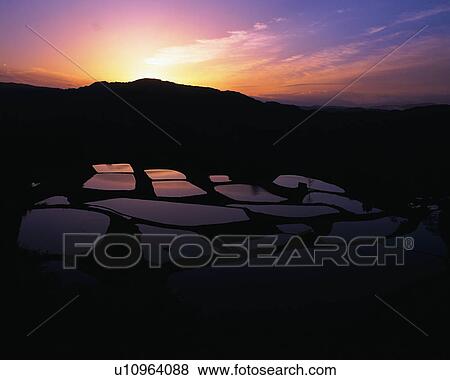 Sunset in Yamakoshi, Nagaoka, Niigata, Japan View Large Photo Image Stock Photo - Sunset in Yamakoshi, Nagaoka, Niigata, Japan. Fotosearch