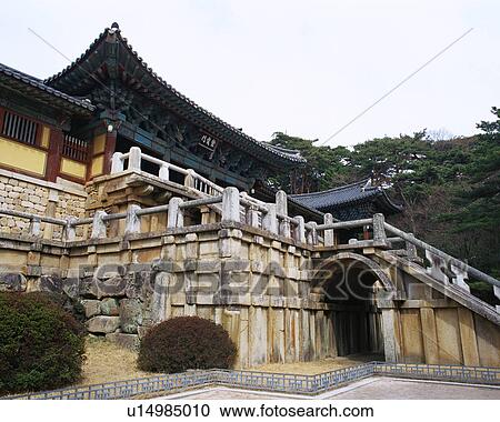 Bulguksa Temple, Seoul, Korea View Large Photo Image Stock Image - Bulguksa Temple, Seoul, Korea. Fotosearch