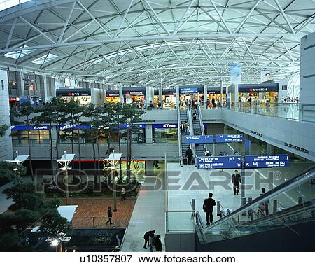 Stock Photo - Incheon Airport, Seoul, Korea. Fotosearch