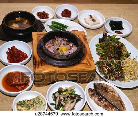 Stock Photo - Korean food. Fotosearch