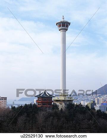 Pusan tower View Large Photo Image Stock Image - Pusan tower. Fotosearch