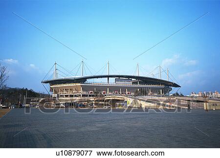 Stock Photo - World Cup Stadium, Seoul, Korea. Fotosearch
