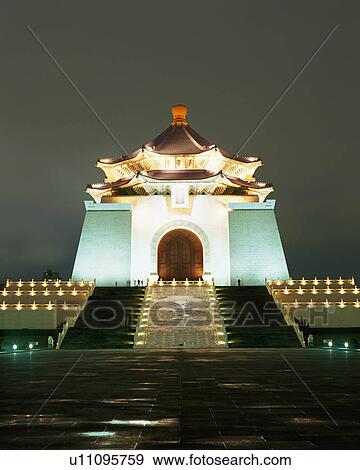 Stock Photo - Chiang Kai-Shek Memorial Hall, Taipei, Taiwan. Fotosearch