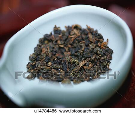 Stock Photograph - Chinese Tea Leaves. Fotosearch