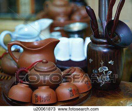 Stock Image - Chinese Teapot. Fotosearch