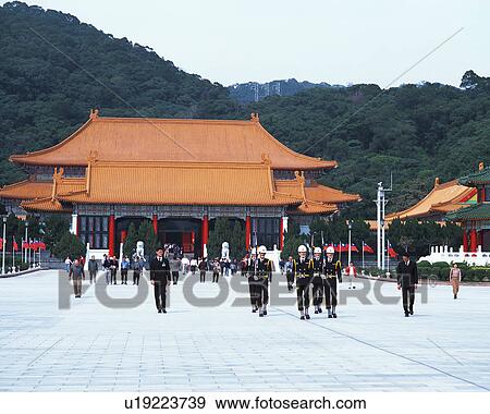 Stock Photo - Martyrs' Shrine, Taipei, Taiwan. Fotosearch