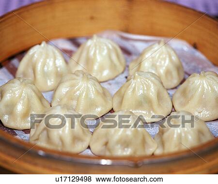 Steamed dumpling View Large Photo Image Stock Photo - Steamed dumpling. Fotosearch