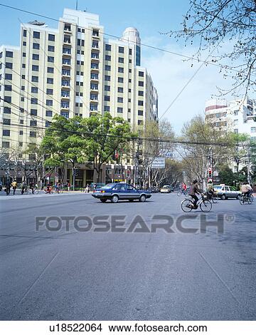 Hengshan Road, Shanghai, China View Large Photo Image Picture - Hengshan Road, Shanghai, China. Fotosearch