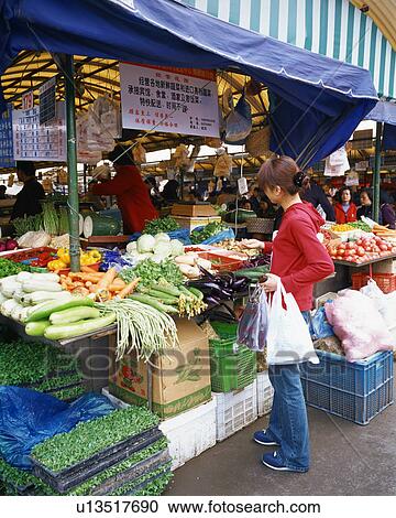 Market in Shanghai, China View Large Photo Image Stock Image - Market in Shanghai, China. Fotosearch