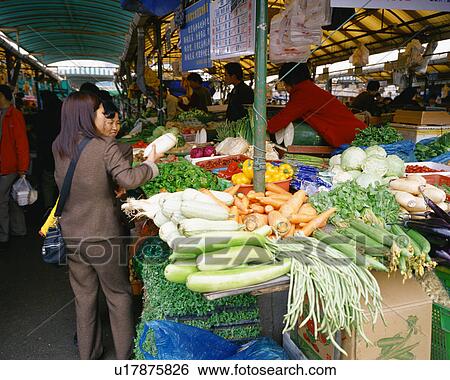 Market in Shanghai, China View Large Photo Image Stock Photograph - Market in Shanghai, China. Fotosearch