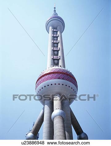 Stock Photo - Oriental Pearl TV Tower, Shanghai, China. Fotosearch