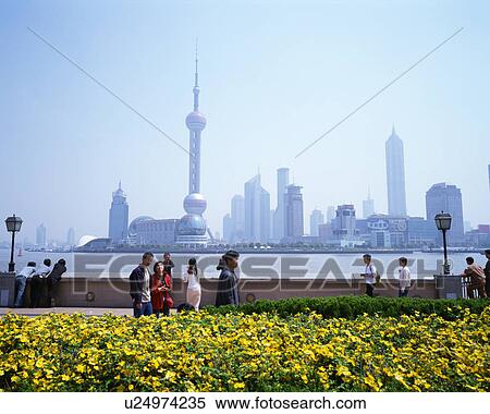 Stock Photography - Oriental Pearl TV Tower, Shanghai, China. Fotosearch