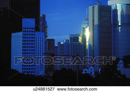 Stock Photo - Admiralty, Financial District, Hong Kong. Fotosearch