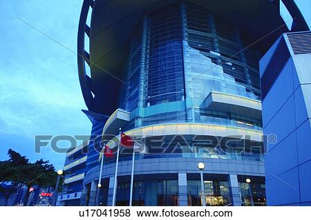 Hong Kong Convention & Exhibition Centre View Large Photo Image Stock Photo - Hong Kong Convention & Exhibition Centre. Fotosearch