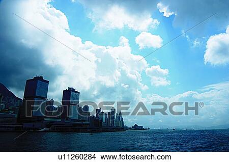 Hong Kong Victoria Harbour View Large Photo Image Picture - Hong Kong Victoria Harbour. Fotosearch