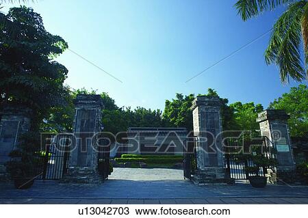 Stock Image - Kowloon Walled City Park. Fotosearch