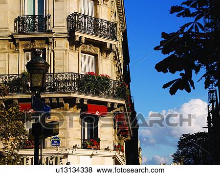 Apartment in Paris France View Large Photo Image Stock Photo - Apartment in Paris France. Fotosearch