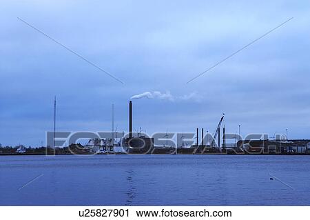Stock Image - Coastline of Copenhagen, Denmark. Fotosearch