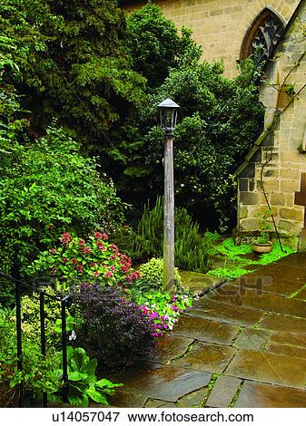 Stock Photo - Lamp post of St Bene't, Cambridge. Fotosearch