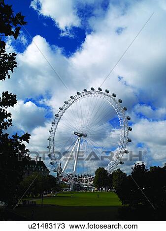 Stock Image - London Eye. Fotosearch