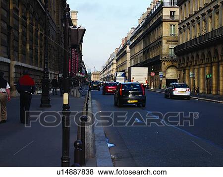 Rue de Rivoli View Large Photo Image Stock Photo - Rue de Rivoli. Fotosearch