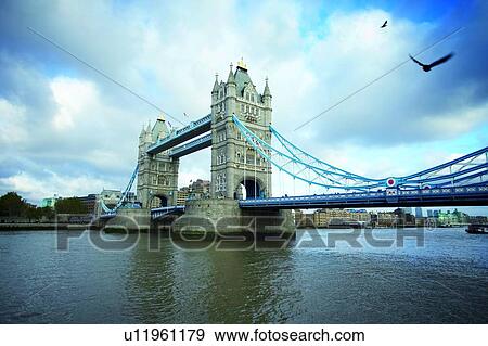 Thames and Tower Bridge View Large Photo Image Stock Photo - Thames and Tower Bridge. Fotosearch
