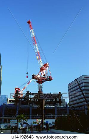 Construction crane View Large Photo Image Stock Image - Construction crane. Fotosearch