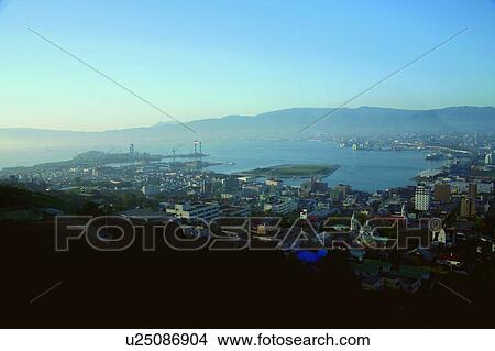 Elevated view of Hakodate, Hokkaido, Japan View Large Photo Image Picture - Elevated view of Hakodate, Hokkaido, Japan. Fotosearch