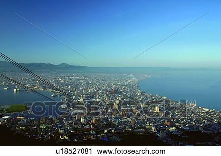 Elevated view of Hakodate, Hokkaido, Japan View Large Photo Image Stock Image - Elevated view of Hakodate, Hokkaido, Japan. Fotosearch