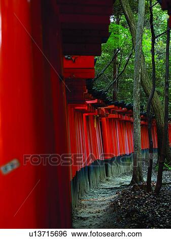 Fushimi Inari Shrine View Large Photo Image Stock Photograph - Fushimi Inari Shrine. Fotosearch