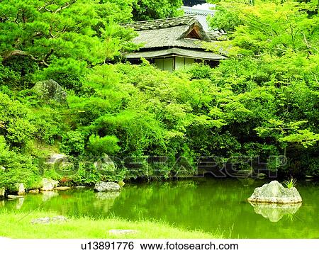 Garden in Tenryuji, Kyoto, Japan View Large Photo Image Stock Photograph - Garden in Tenryuji, Kyoto, Japan. Fotosearch