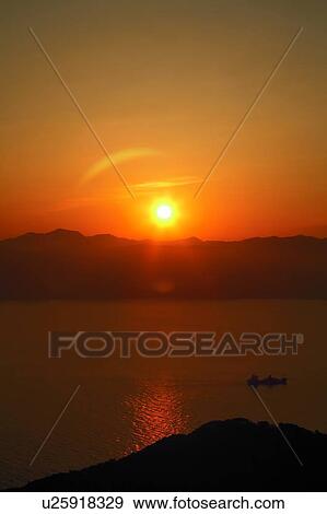 Sunset from the Summit of Mountain Hakodate, Hokkaido, Japan View Large Photo Image Stock Photo - Sunset from the Summit of Mountain Hakodate, Hokkaido, Japan. Fotosearch
