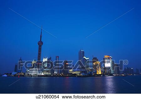 Pudong Skyline, Shanghai, China View Large Photo Image Picture - Pudong Skyline, Shanghai, China. Fotosearch