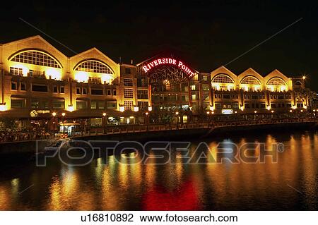Riverside Point restaurants and cafes along Singapore River View Large Photo Image Stock Image - Riverside Point restaurants and cafes along Singapore River. Fotosearch