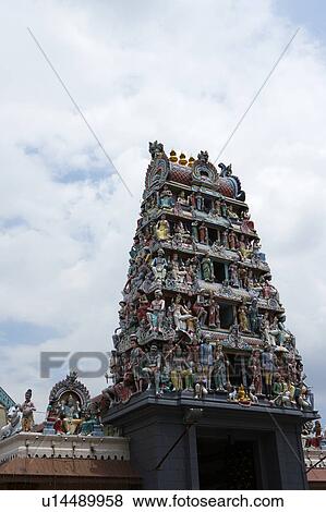 Stock Photo - Singapore, Sri Mariamman Temple. Fotosearch
