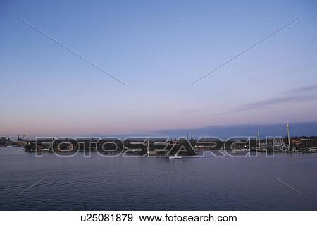 Stock Photo - Stockholm skyline, Sweden. Fotosearch