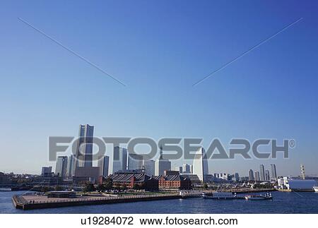 Minato Mirai 21, Yokohama City, Kanagawa Prefecture, Japan View Large Photo Image Stock Image - Minato Mirai 21, Yokohama City, Kanagawa Prefecture, Japan. Fotosearch