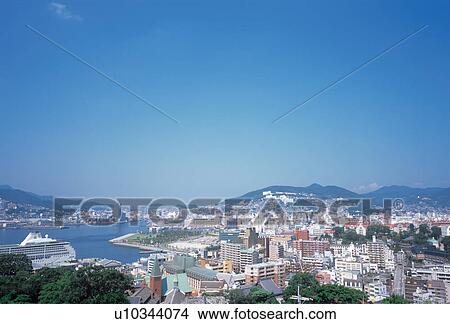 Picture - Nagasaki City, Nagasaki Prefecture, Japan. Fotosearch