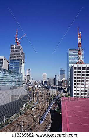 Tokyo Station, High Angle view View Large Photo Image Stock Image - Tokyo Station, High Angle view. Fotosearch