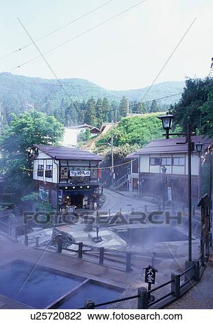 Nozawa Hot Springs in Nagano Prefecture, Japan View Large Photo Image Stock Image - Nozawa Hot Springs in Nagano Prefecture, Japan. Fotosearch