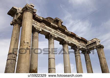 Architectural structure in the Roman Forum ruins, Rome, Italy. View Large Photo Image Stock Photo - Architectural structure in the Roman Forum ruins, Rome, Italy. . Fotosearch