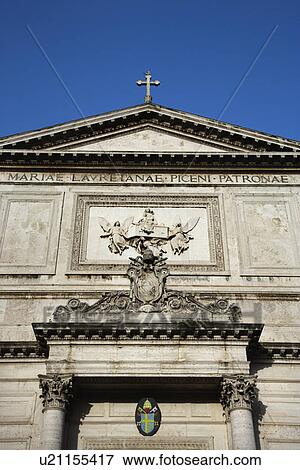 Stock Photo - Building facade in Rome, Italy.. Fotosearch