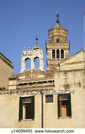 Church exterior in Venice, Italy. View Large Photo Image Stock Photography - Church exterior in Venice, Italy.. Fotosearch