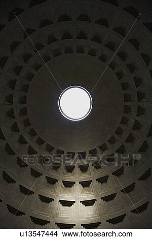 Interior dome in Pantheon, Rome, Italy. View Large Photo Image Picture - Interior dome in Pantheon, Rome, Italy.. Fotosearch